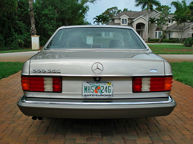 1986 Mercedes benz 560 sec mpg #6