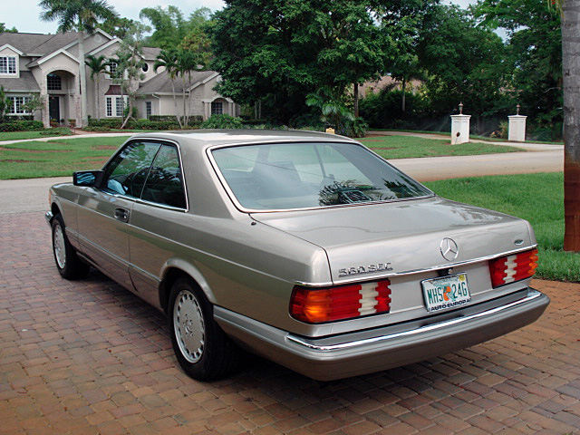1986 Mercedes 560 sec coupe #5